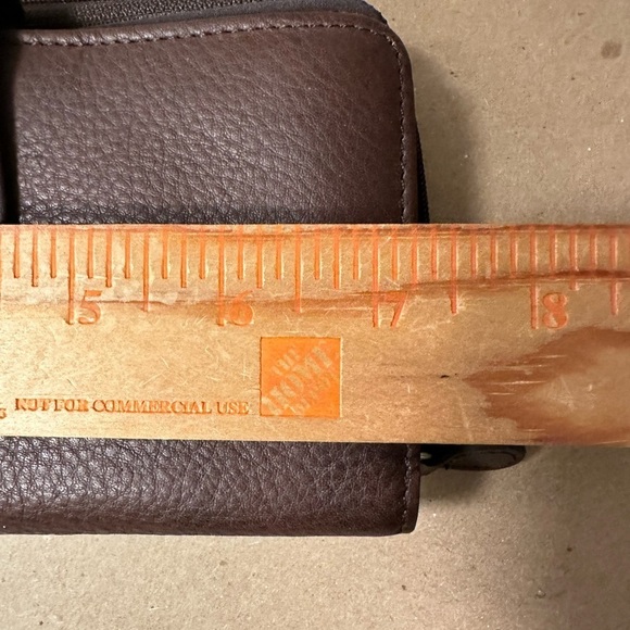 FOSSIL Brown Leather woman quiet luxury wallet - Picture 7 of 9